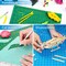 9" x 12" Art Self Healing PVC Cutting Mat, Double Sided, Gridded Rotary Cutting Board for Craft, Fabric, Quilting, Sewing, Scrapbooking Project…